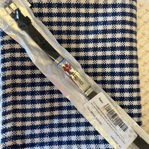 Medical Alert Seizures Silicone Wristband - Black & Silver